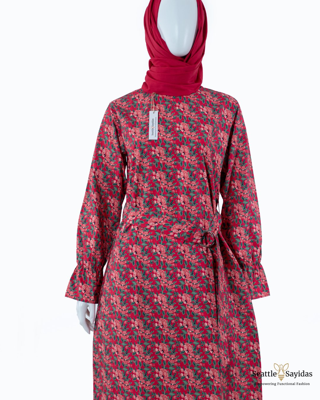 Long Tunics For Women Top Poet Tunic Dress in Viva Magenta - Seattle Sayidas